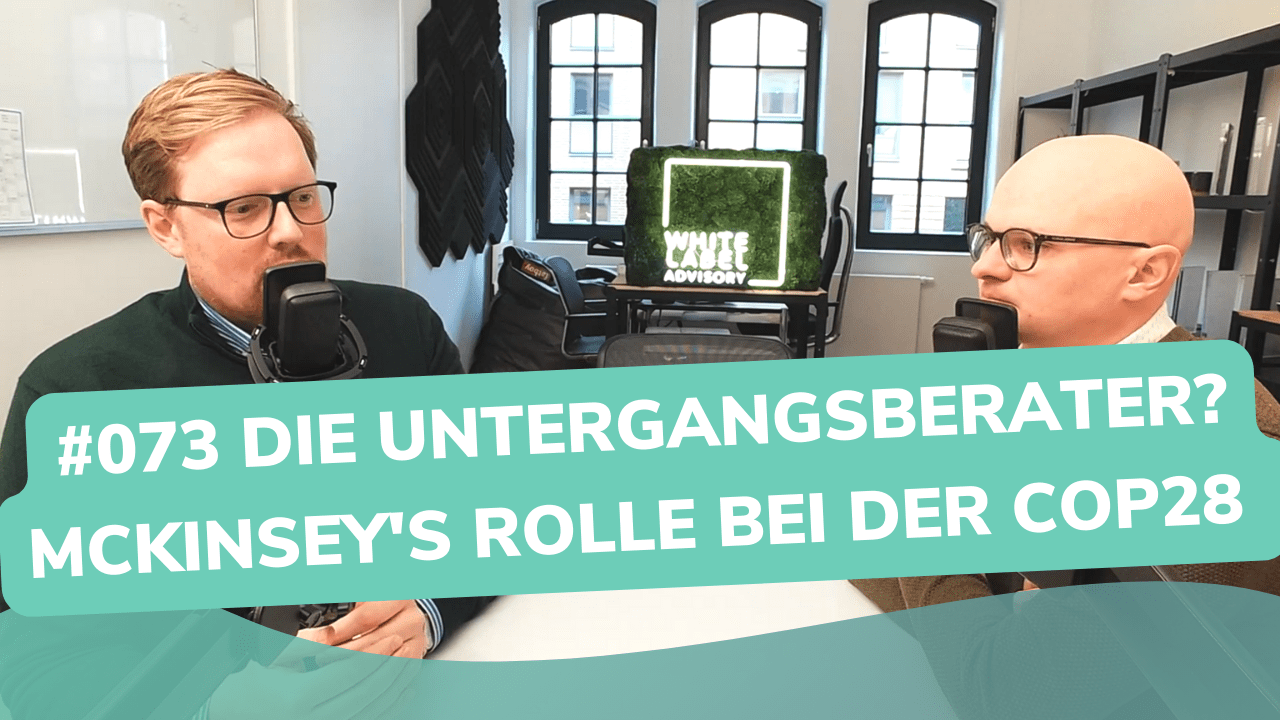 Besser Beraten | Der Consulting Podcast | #073 | Untergangsberater? McKinsey's Rolle bei der COP28